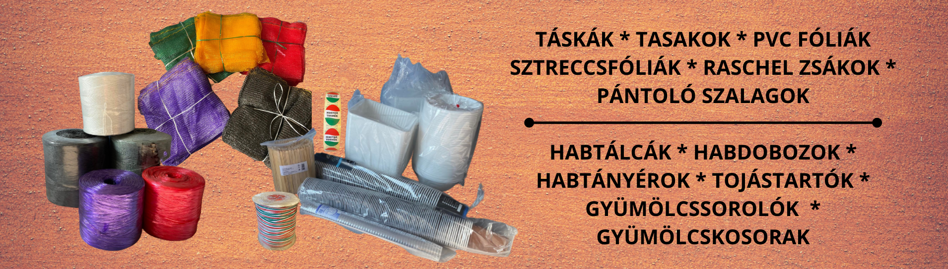 csomagolóanyag kínálat