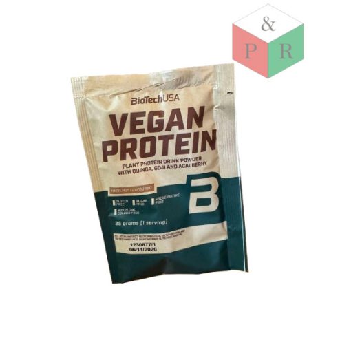 Vegan Protein fehérje italpor mogyoró ízű 25 g