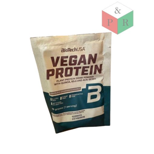 Vegan Protein fehérje italpor csokoládé-fahéj ízű 25 g