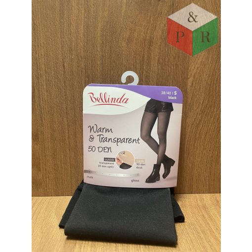 Bellinda Warm & Transparent 50 den black