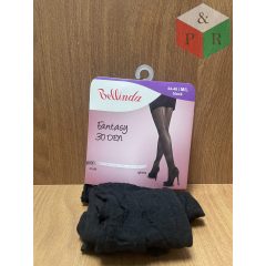 Bellinda Fantasy 30 den black 44/48 M/L