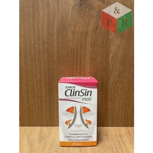 ClinSin Med Junior utántöltő az orr- és melléküreg öblítő készlethez 4 év felett 30 tasak
