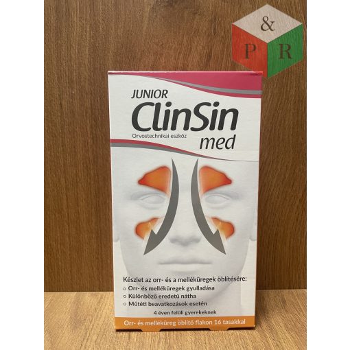 ClinSin Med Junior készlet az orr- és melléküreg öblítésére 4 év felett 16 tasak