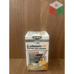 Jutavit C- vitamin KID 200mg+D3- vitamin 100db