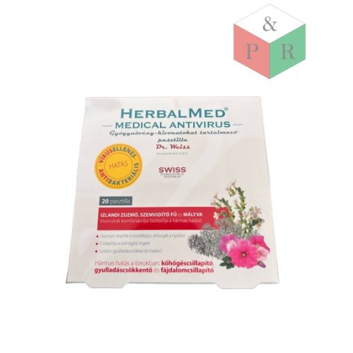 SWISS HerbalMed Medical Antivirus pasztilla 20 db