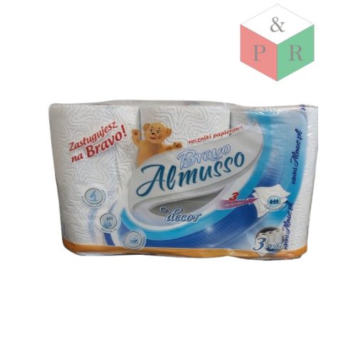 Almusso Bravo Dekor papírtörlő 3 rtg.