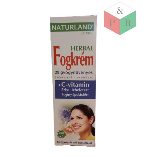 Naturland herbal svédkeserű fogkrém +C-vitamin 100 ml