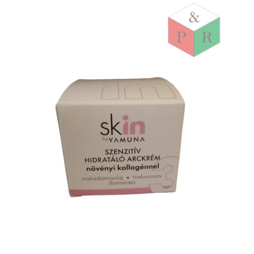 Skin by Yamuna szenzitív hidratáló arckrém  növényi kollagénnel 50 ml