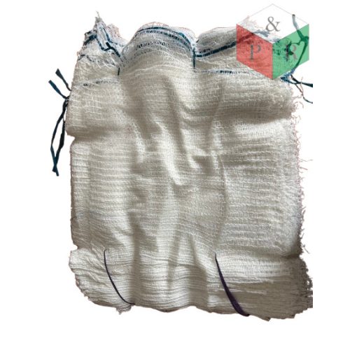 Raschel zsák 33x47 fehér, BÁLA