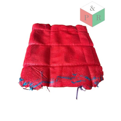 Raschel zsák 40x60 piros BÁLA