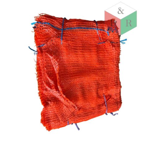 Raschel zsák 33x47 narancssárga