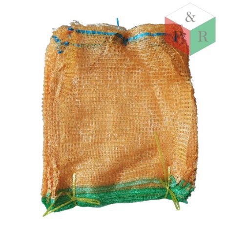 Raschel zsák 33x47 aranysárga, BÁLA