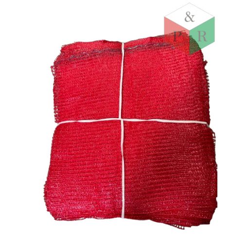 Raschel zsák 40*60-as piros  (magyar)