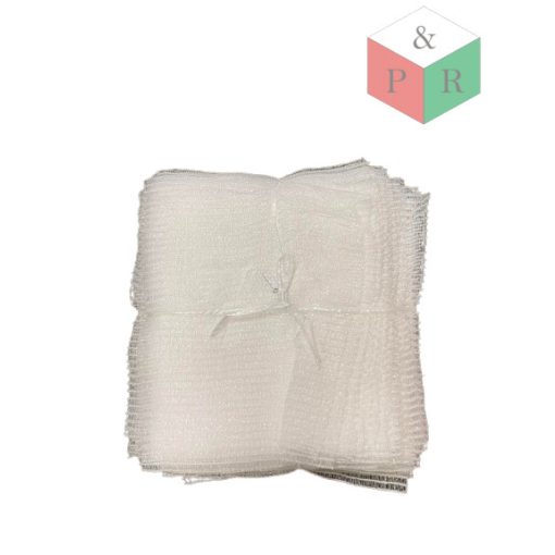 Raschel zsák 33x47 fehér (magyar)